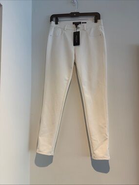 Lafayette 148 New York Women's White Skinny technical pant
